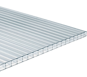 Placa panel de policarbonato celular incoloro 2uv paneles ebro 1000x1050x16 mm