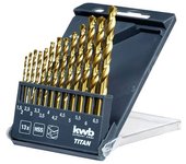 Cassette de taladro de metal titan 1.5-6.5 13 pcs.