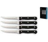 Lote de 4 cuchillos superior inox con filo de sierra h&h