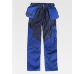 Pantalón combinado con bolsillos para herramientas workteam combi b1415