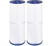 Paquete de 2 filtros de repuesto compatibles con unicel c-4326 pleatco prb25-in filbur fc-2375, filtro de bañera de hidromasaje, 25 pies cuadrados