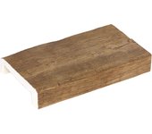 Viga imitación madera 16cm de ancho x 5cm de alto x 3m de largo color miel decorativa de poliuretano vu0011-m