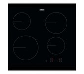 Placa vitrocerámica zanussi zhrx641k 4f sin marco