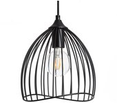 Ledkia lámpara colgante de metal kibanda bellús negro