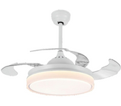 Innovación y estilo: ventilador de techo con aspas plegables y led 36w