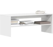 Mueble para tv | mueble de salón | armario tv madera contrachapada blanco 100x40x40 cm cfw76526
