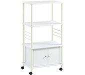 Carrito de cocina, estante de cocina, estante con ruedas, estantería de cocina, frg12-w sobuy es