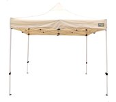 Cenador plegable y ajustable en altura 300x300 cm crema aktive