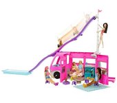 Playset mattel hdc46 barbie the dream camper, para vivir aventuras de acampada con barbie
