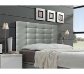 Cabecero cama montana largo tapizado polipiel primera calidad largo gris 105*125