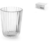 H&h 6 copas emily de cristal acanalado transparente cc 240