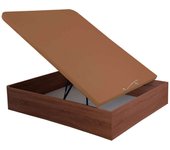 Canapé abatible relax musa 3d gran capacidad alturas 38/32 cm - 160x200 cm - cerezo - altura 38 cm