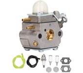 Kit de carburador kit de junta de bujía de filtro de aceite de línea de combustible de aluminio para cortacésped bc210 212