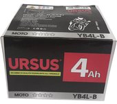 Batería para moto 'ursus' 6 ah - mm 135 x 60 x 130