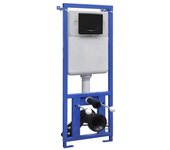 Vidaxl cisterna alta oculta 11 l 41x14x (110-125) cm