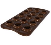 Molde para tartas silikomart 22157770065 chocolates kiss 8 formas