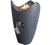 Brasero de gas rosas - gris