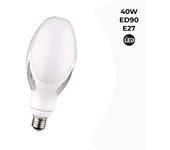 Bombilla led ed90 e27 para farola 40w - blanco cálido