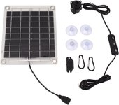 Kit de bomba de agua solar de 20 w para riego sumergible, volumen de agua ajustable con interruptor para fuente, estanque, baño