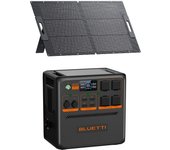 Kit de estación de energía profesional bluetti ac240p ip65 con panel solar de 100 w, 1843 wh y power station de 4 ac de 2400 w