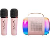 Altavoz con micrófono bluetooth para karaoke doméstico y5 con micrófono dual