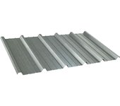 Chapa grecada metálica trapezoidal de acero paneles ebro 2000x1030x0,6 mm para fachada y cubierta