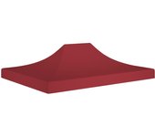 Techo carpa para fiestas 4,5x3 m burdeos 270 g/m2