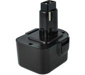 Vhbw 1x batería compatible con black & decker kc12e, kc12gt, kc12gtbk, kc12gtk, kc12gtkh, kc2000fk herramienta (3000 mah, nimh, 12 v)
