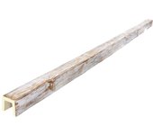 Viga imitación madera 10cm de ancho x 10cm de alto x 2m de largo color decape medio decorativa de poliuretano vu0008d-m