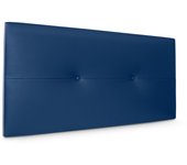 Dhome cabecero de polipiel con botones 110x50cm camas 105 - azul