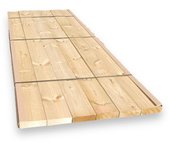 Pack de 6 tablones (viga) madera de pino tratado 45x145x1050 mm
