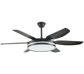 Ventilador de techo orion bel air 72w 6 aspas mando a distancia negro ø132 cm