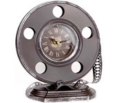 Reloj de mesa cinema vintage - negro