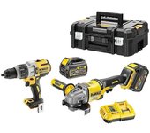 Dewalt kit 18v/54v dck2055t2t (dcg414 + dcd996 + 2 x 6,0ah + dcb118 + 2 x tstak ii)