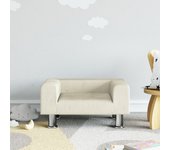 Maison exclusive - sofá para niños de terciopelo crema 50x40x26,5 cm