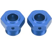 Bujes hexagonales de aluminio rc de 24 mm de aleación de aluminio estables rc de 24 mm para arrma 1/5 outcast kraton 8s (azul oscuro)