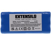 Extensilo batería recargable compatible con taurus aspirateur striker mini t270 aspiradora, robot limpieza (2500 mah, 14,4 v, nimh)