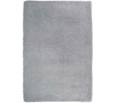 Alfombra de salón | alfombra peluda de pelo largo navarra gris plateado 120x170 cm cfw84168