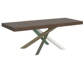 Mesa extensible 90x200/460 cm volantis premium nogal estructura multicolor 4/a