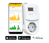 Terneo rzx - termostato inteligente para calefacción con paneles infrarrojos y convectores programable a distancia funciona con hey google 16a 220v