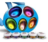 Set chameleon - 5 pigmentos en polvo efecto iridiscente, efecto brillante para resinas y otros productos