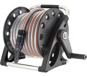 Manguera de riego 15 m + enrollador, racores y grifo aquapony kit 8884 claber
