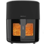 Cecotec freidora de aire sin aceite de 6'5l cecofry fantastik window 6500 ventana 1700w tecnología perfectcook 12 modos de cocinado táctil