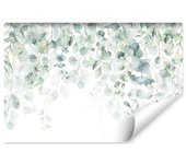 Papel pintado acuarela foto hojas plantas naturaleza para habitación 315cm x 210cm