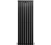 Radiadores de panel plano diseñador 1600x560mm negro mate calefacción central calefactor horizontal montaje pared para