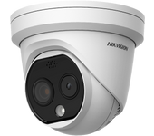 Hikvision caméra ip dôme 4mp ff 6.4 mm poe thermique - ds-2td1228-7/qa
