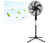 Ventilador de pie con oscilante 75°, 50w, 7 aspas, silencioso, aigostar elsie