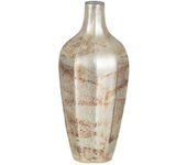 Jarrón blanco cristal 11 x 11 x 25 cm