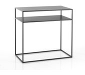 Consola thin en acero antracita mate cm. alt. 77 x p.40 x l.80