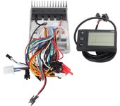 Kit de controlador de bicicleta eléctrica sin escobillas con pantalla lcd y control de velocidad estable de aleación de aluminio para pantalla lcd de